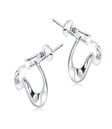 Silver Hoop Earring HO-2593